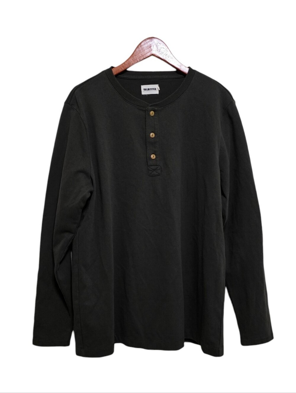 Taylor Stitch Heavy Bag Henley in Cyprus Size XL